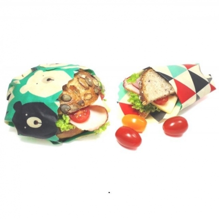 BeePack Woskowijki DOUBLE PACK Woskowana tkanina do zawijania 2